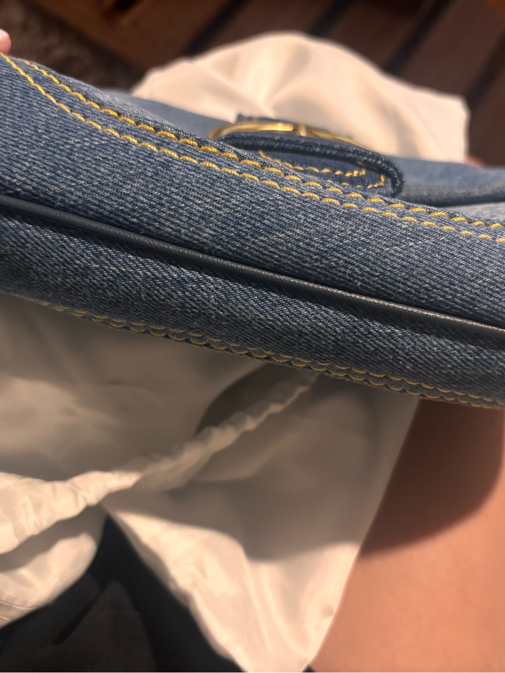 COACH RE-EDITION DENIM SOHO FLAP BAG CR737 - Picture 5 of 6